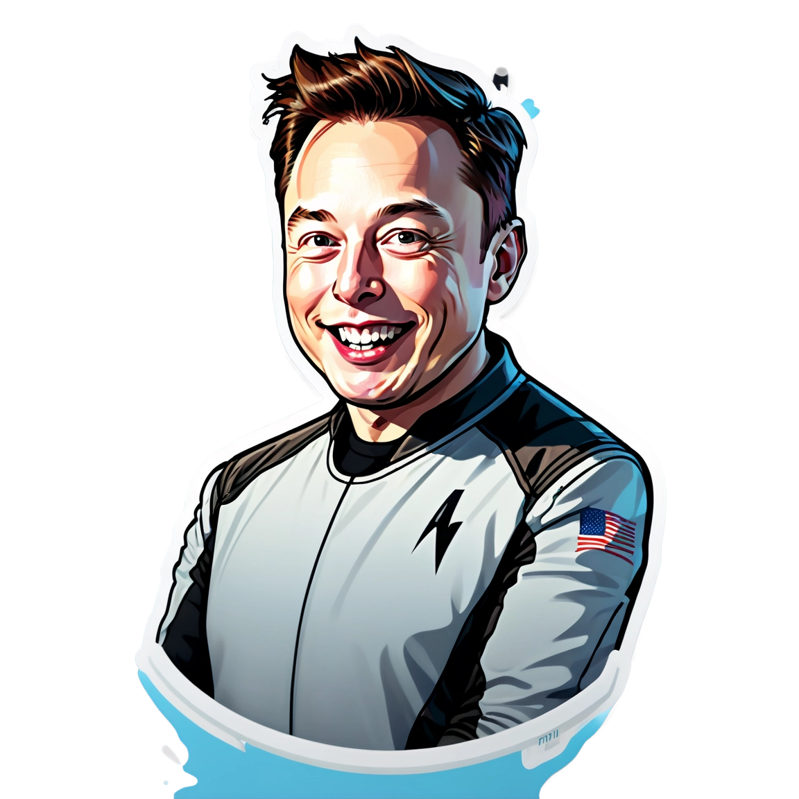 Happy Elon Musk